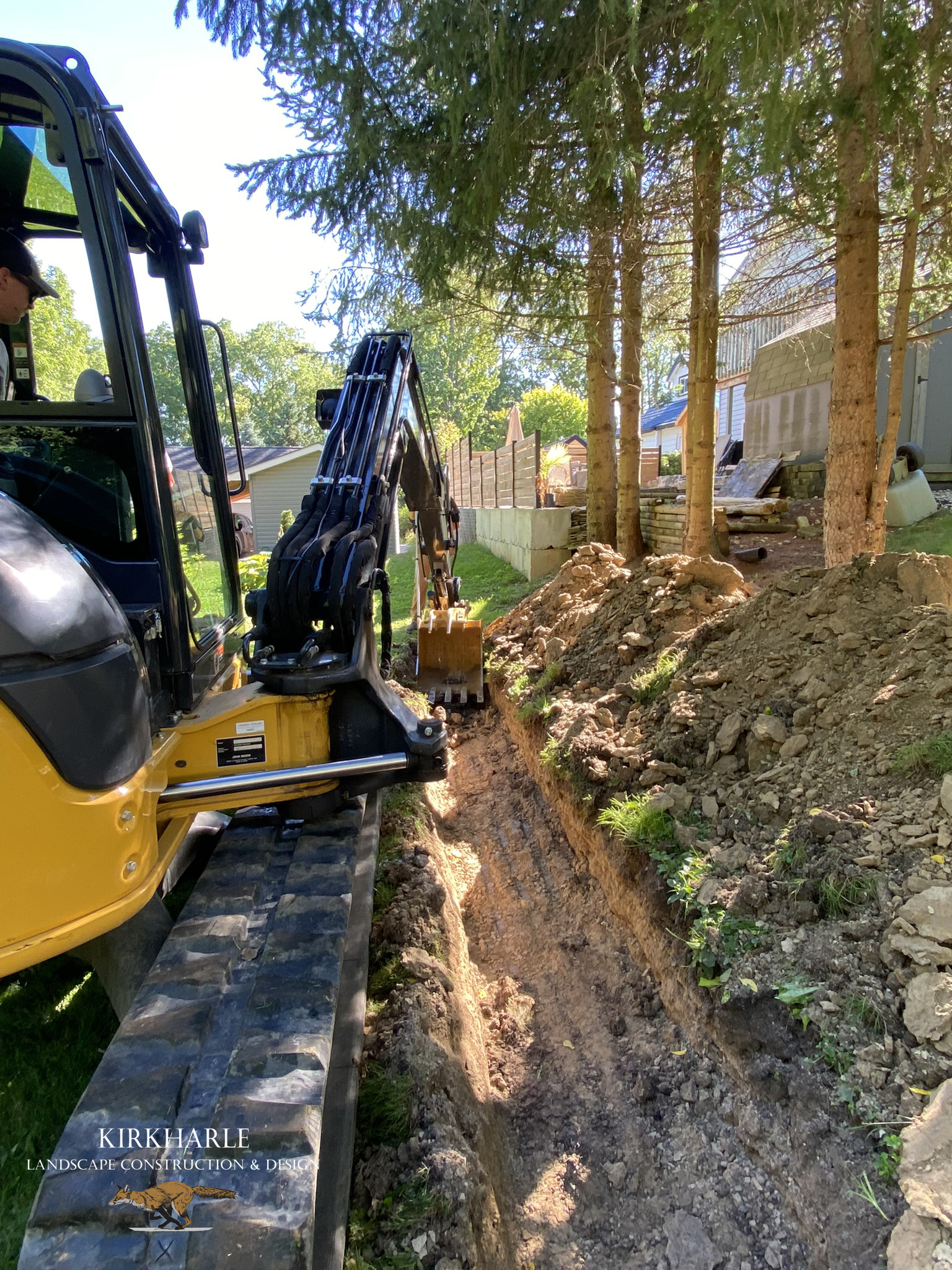 Trench excavation drainage